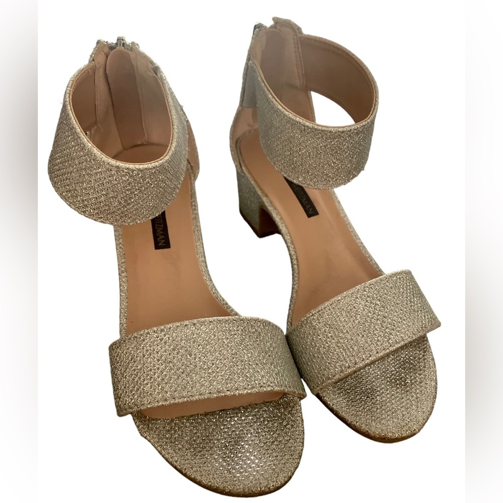 Stuart Weitzman Gold Kids Dress Shoes